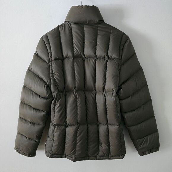 Moncler Women’s Glenoble Short Down Puffer Jacket in Army Green Size M (38) - Picture 6 of 9